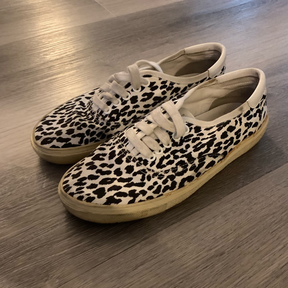 Ysl baby cat print shoes size 40